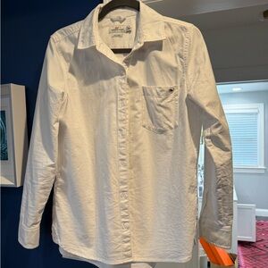 NWOT Vineyard Vines White Button-Down Shirt cotton size 6